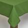 Homescapes Plain Cotton Tablecloth Green