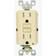 Leviton 1PK R01-GFTR1-0KI Duplex Self-Test Tamper Resistant GFCI Outlet Ivory