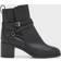 Rag & Bone Black Hazel Buckle Boots Blk IT