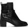 Rag & Bone Black Hazel Buckle Boots Blk IT