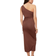Trendyol Collection Juliana Cut Out Dress - Dark Brown