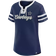 Fanatics Women's Navy Dallas Cowboys Original State Lace-Up T-shirt