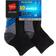 Hanes Boy's Ultimate Ankle Socks 10-pack - Black (HBUDA0-XBK)