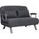 Homcom Convertible Bed Chaise Sofa 106cm 2 Seater