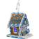 Kurt Adler Gingerbread LED Hanukkah House Christmas Tree Ornament 10.2cm