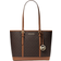 Michael Kors Jet Set Travel Small Logo Top Zip Tote Bag - Brown