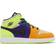 Nike Air Jordan 1 Mid SE GS - Volt/Vivid Orange/Team Gold/Black