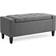 Homcom Linen Upholstered Storage Bench 92.1x40cm