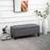 Homcom Linen Upholstered Storage Bench 92.1x40cm