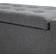 Homcom Linen Upholstered Storage Bench 92.1x40cm