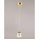 ET2 Lighting Swank Natural Aged Brass Pendant Lamp 11.4cm