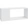 vidaXL Table White TV Bench 80x32cm