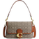 Coach Soft Tabby Shoulder Bag In Micro Signature Jacquard - Brass/Cocoa Burnished Amb