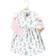 Hudson Baby Cotton Dress & Cardigan Set - Bunny Floral