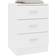 vidaXL 38x35x56cm White Bedside Table 35x38cm