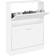 vidaXL 59x17x81cm High Gloss White Shoe Rack 59x81cm