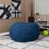 Flash Furniture Duncan Oversized Solid Denim Bean Bag