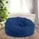 Flash Furniture Duncan Oversized Solid Denim Bean Bag