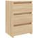 vidaXL Bed Cabinet Sonoma Oak Bedside Table 35x40cm