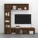 vidaXL Bookcase Brown Oak Book Shelf 180cm