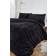 Brentfords Teddy Fleece Duvet Cover Black (200x135cm)