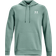 Under Armour Men's Essential Fleece Hoodie - Fresco Green/White