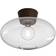 Belid Bullo Oxid/Clear Ceiling Flush Light 27cm