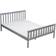 Home Source Double Wooden Bed 4ft Grey 142x198cm