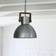 PR Home Ashby Single Nickel Pendant Lamp 19cm