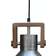 PR Home Ashby Single Nickel Pendant Lamp 19cm