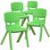 Emma + Oliver EMMA + OLIVER 4 Pack Natural Plastic Stack School Chair with Seat