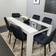 Kosy Koala Kitchen White / Black Dining Table 140x80cm