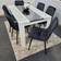 Kosy Koala Kitchen White / Black Dining Table 140x80cm