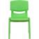 Emma + Oliver EMMA + OLIVER 4 Pack Natural Plastic Stack School Chair with Seat