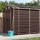 vidaXL Shed Brown Galvanised Steel (Building Area )