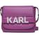 Karl Lagerfeld K/letters Flap Crossbody Bag, Woman, Mauve, Size: One size One size