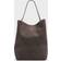 Toteme Leather shoulder bag granite no size