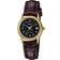 Casio ltp-v002gl-1b standard analog brown leather ladies'