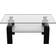 Costway Rectangle Black Coffee Table 59.7x100.3cm