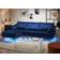 Beliani Varde Navy Blue Sofa 245cm 3 Seater