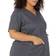 WonderWink Women's Maternity Mock Wrap Scrub Top