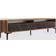 Hanah Home Istanbul Walnut Black Marble TV Bench 180x35cm