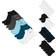 HUGO BOSS Herren Sneakersocken 5er Pack, Dark Blue, 43-46