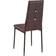 tectake Julien Cappuccino Brown Kitchen Chair 97cm 4pcs