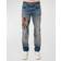 Amiri Indigo Varsity Tiger Jeans WAIST 29