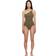 Toteme Khaki Twist One-Piece Swimsuit 601 FADED OLIVE