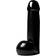 Wad Spearhead Dildo, schwarz