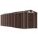 vidaXL Shed Brown Galvanised Steel (Building Area )