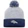 Fanatics Branded Women's Denver Broncos Cuffed Knit Hat with Pom Gray