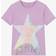 Stella McCartney Kids Girl's Star-Print Fringes T-Shirt, 4-16 516 PURPLE